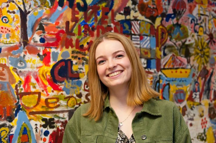 Mitarbeiterin Lea Buchholtz